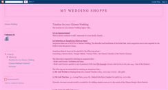 Desktop Screenshot of myweddingshoppe.blogspot.com