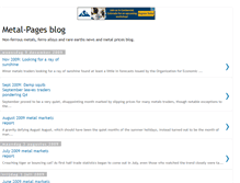 Tablet Screenshot of metal-pages.blogspot.com