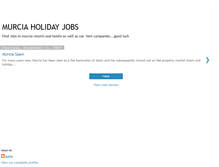 Tablet Screenshot of murciaholidays.blogspot.com