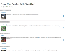 Tablet Screenshot of downthegardenpath-downthegardenpath.blogspot.com