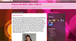 Desktop Screenshot of lavidadeuncirco.blogspot.com