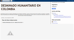 Desktop Screenshot of desminadohumanitario.blogspot.com