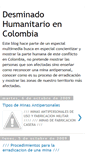 Mobile Screenshot of desminadohumanitario.blogspot.com