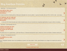 Tablet Screenshot of joseilsonferreira.blogspot.com