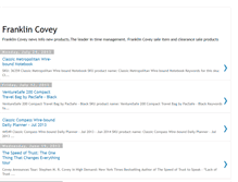 Tablet Screenshot of franklincovey-planners.blogspot.com