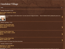 Tablet Screenshot of gandukutvillage.blogspot.com