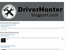 Tablet Screenshot of driverhunter.blogspot.com