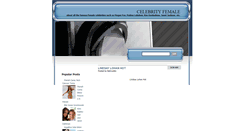 Desktop Screenshot of celebrityfemale.blogspot.com
