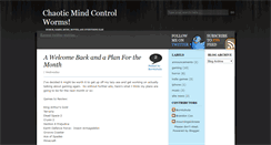 Desktop Screenshot of chaoticmindcontrolworms.blogspot.com