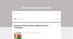 Desktop Screenshot of ideas-to-use-inspire-create.blogspot.com