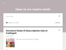 Tablet Screenshot of ideas-to-use-inspire-create.blogspot.com