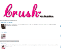 Tablet Screenshot of crushonfashion.blogspot.com