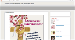 Desktop Screenshot of christiangedichte.blogspot.com