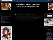 Tablet Screenshot of mess-with-the-zohan-trailer.blogspot.com