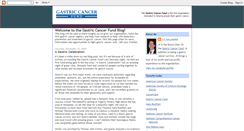 Desktop Screenshot of gastriccancerfund.blogspot.com