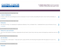 Tablet Screenshot of gastriccancerfund.blogspot.com