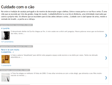 Tablet Screenshot of cuidadinho.blogspot.com