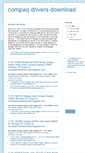 Mobile Screenshot of compaqdriversdownload.blogspot.com