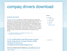 Tablet Screenshot of compaqdriversdownload.blogspot.com