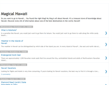 Tablet Screenshot of magicalhawaii.blogspot.com