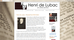 Desktop Screenshot of henridelubaconline.blogspot.com