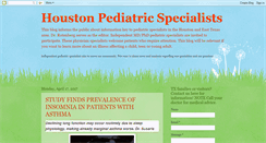 Desktop Screenshot of kidspecialists.blogspot.com