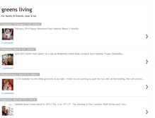 Tablet Screenshot of greensliving.blogspot.com