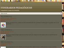 Tablet Screenshot of itinerariospedagogicos.blogspot.com