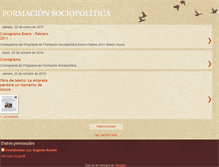 Tablet Screenshot of comisionsociopolitica.blogspot.com