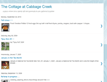 Tablet Screenshot of cabbagecreek.blogspot.com