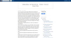 Desktop Screenshot of dramaschoolstheuglytruth.blogspot.com