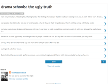 Tablet Screenshot of dramaschoolstheuglytruth.blogspot.com