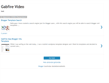 Tablet Screenshot of gabfirevideo.blogspot.com