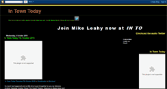 Desktop Screenshot of intowntoday.blogspot.com