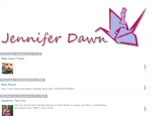 Tablet Screenshot of jenniferdawn-art.blogspot.com
