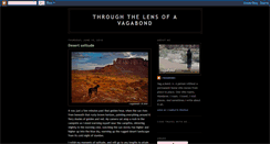 Desktop Screenshot of lens-of-a-vagabond.blogspot.com