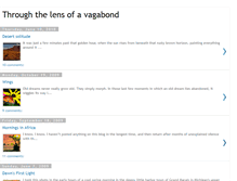 Tablet Screenshot of lens-of-a-vagabond.blogspot.com