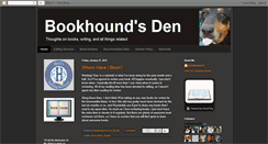 Desktop Screenshot of bookhoundsden.blogspot.com