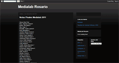 Desktop Screenshot of medialabrosario.blogspot.com