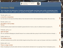 Tablet Screenshot of divisionnihil.blogspot.com