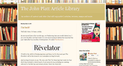 Desktop Screenshot of johnplattlibrary.blogspot.com