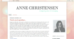 Desktop Screenshot of annechristensen.blogspot.com