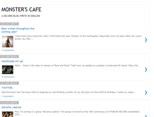 Tablet Screenshot of monsters-cafe.blogspot.com