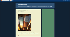 Desktop Screenshot of houseforlorn.blogspot.com