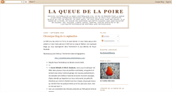 Desktop Screenshot of laqueuedelapoire.blogspot.com