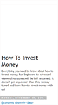 Mobile Screenshot of howtoinvestyourmoney.blogspot.com