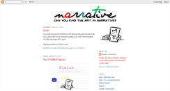 Desktop Screenshot of narrativeart.blogspot.com