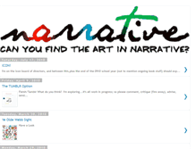 Tablet Screenshot of narrativeart.blogspot.com