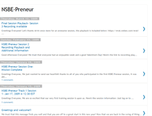 Tablet Screenshot of nsbepreneur.blogspot.com