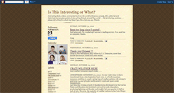 Desktop Screenshot of interestingorwhat.blogspot.com